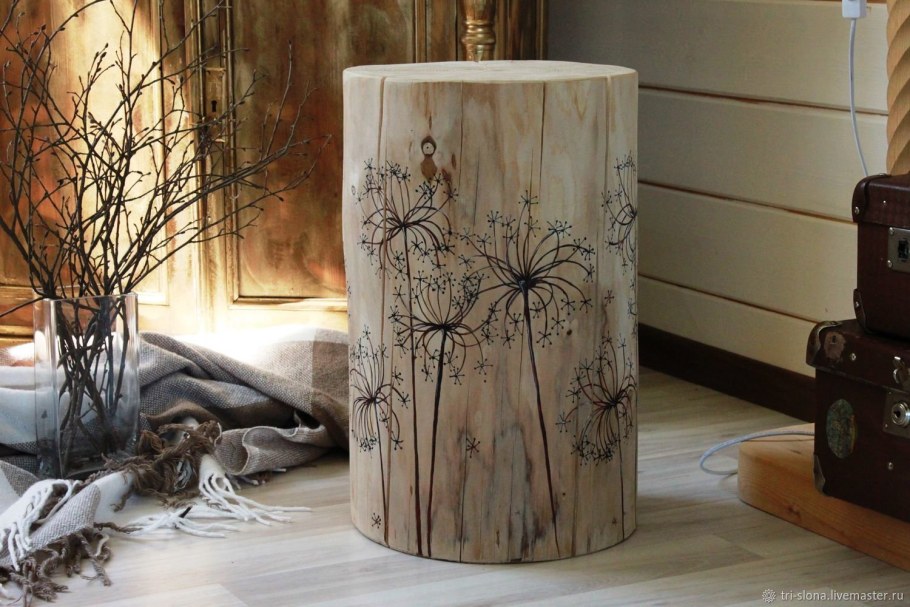 Скульптура из пня