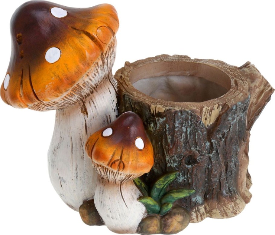 Домик из пенька для сада