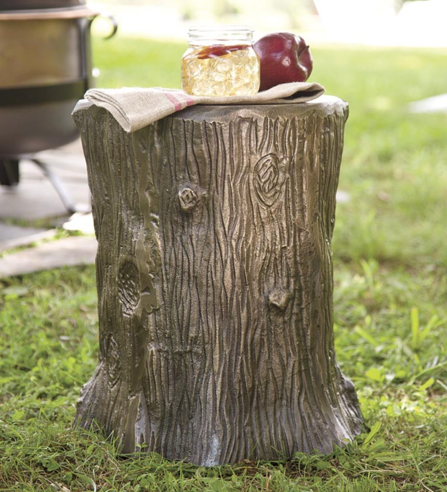 Осенняя поделка пенек