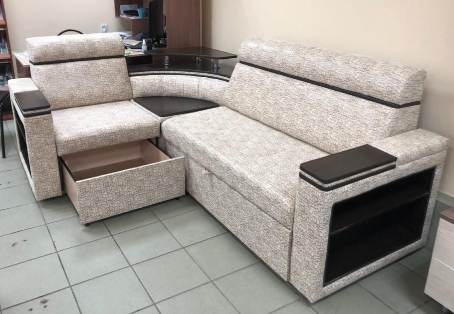 Диван выкатной Лидер 140 с ящиком