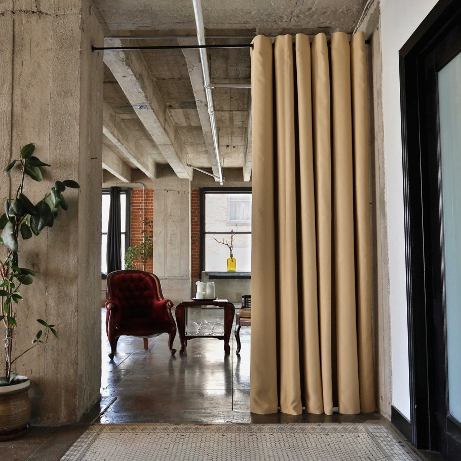 Межкомнатные перегородки из штор