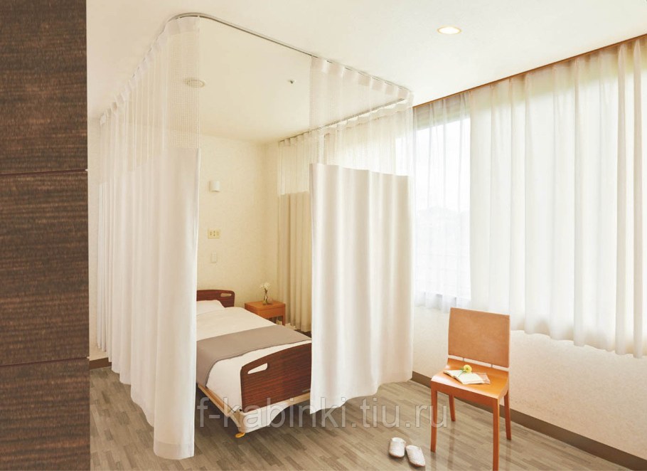 Дачный домик зонирования комнаты шторами