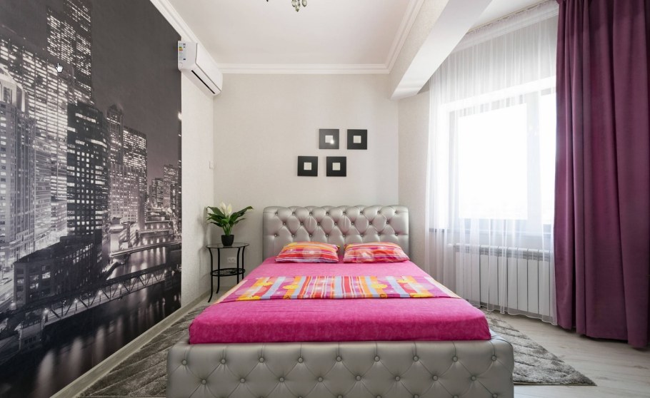 Фреска в интерьере детской комнаты