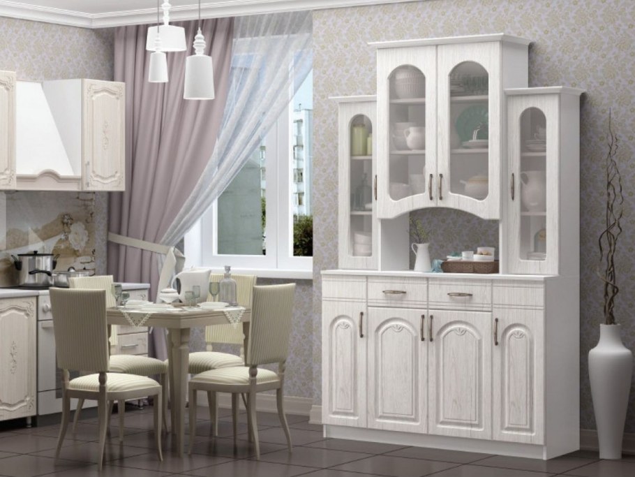 Буфет Прованс 08 клен белый