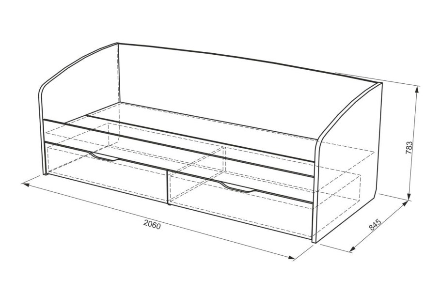 Чертежи детской кроватки 1600х700