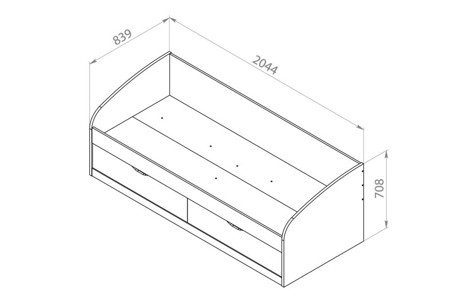 Кровать Пилигрим ТД-276.12.02