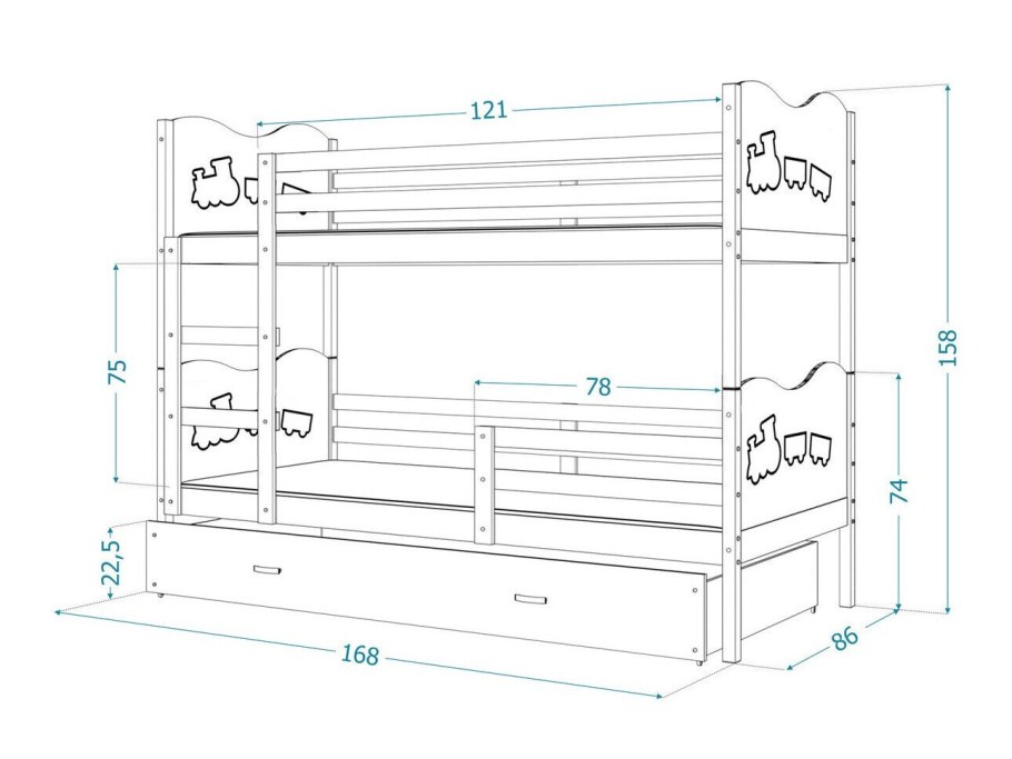 Сборочный чертеж каркаса кровати