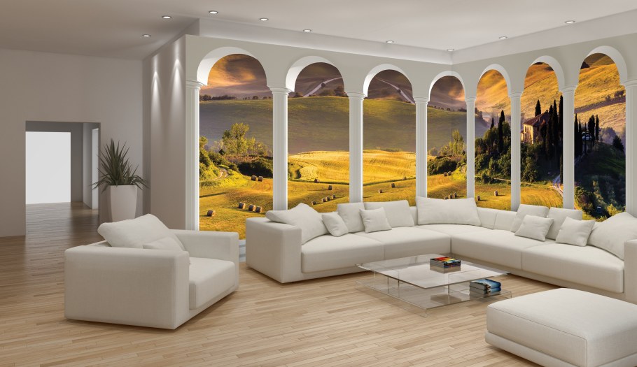 Фотообои на угловую стену