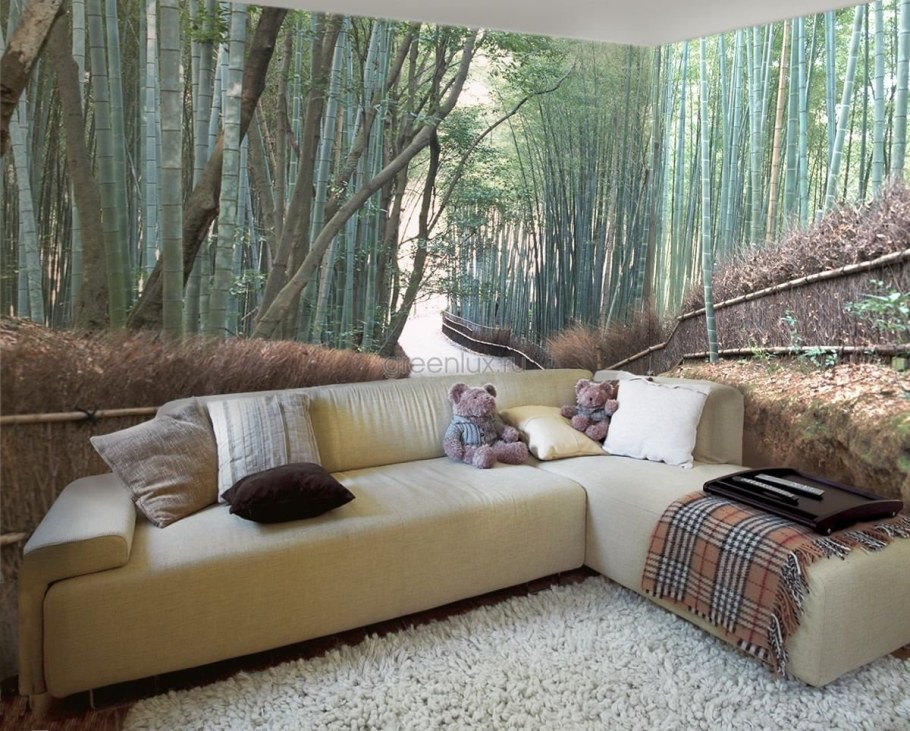 Фреска на стену в гостиную