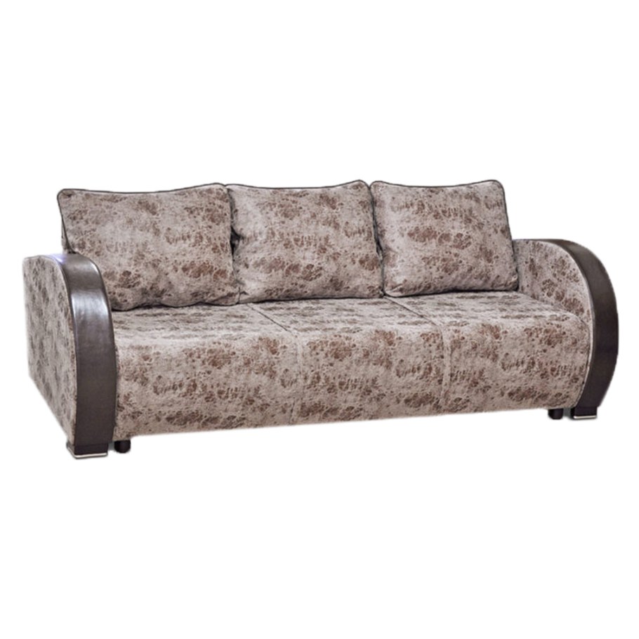 Диван офисный "крон" трехместный, Экотекс 3015, бежевый, 1635 х 700 х 820