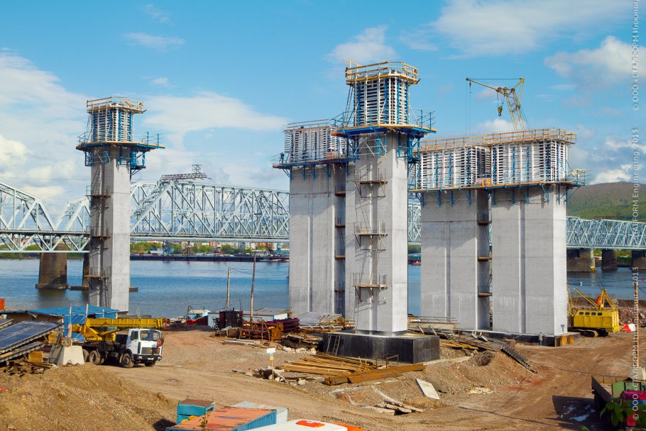 Афипская опоры моста