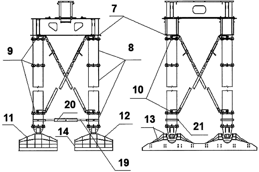 Подферменная плита опоры моста