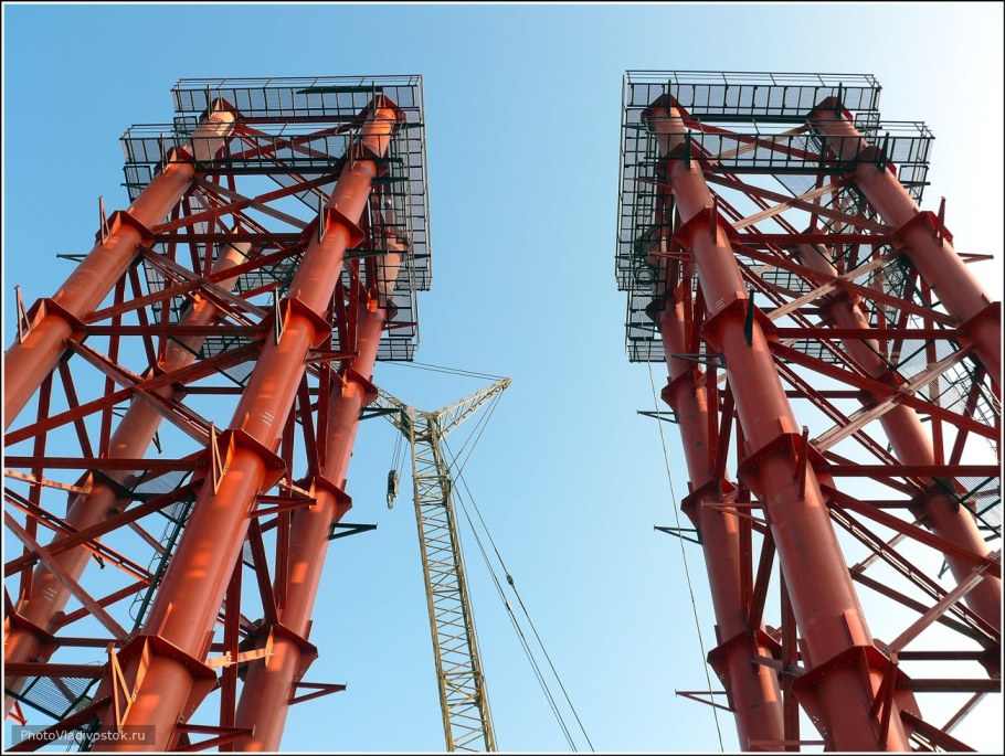 Промежуточная опора моста бык