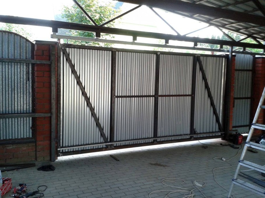 Дорхан уличные подвесные ворота