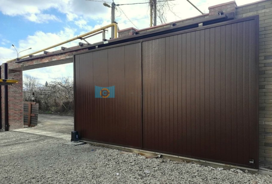 Подвесные откатные ворота