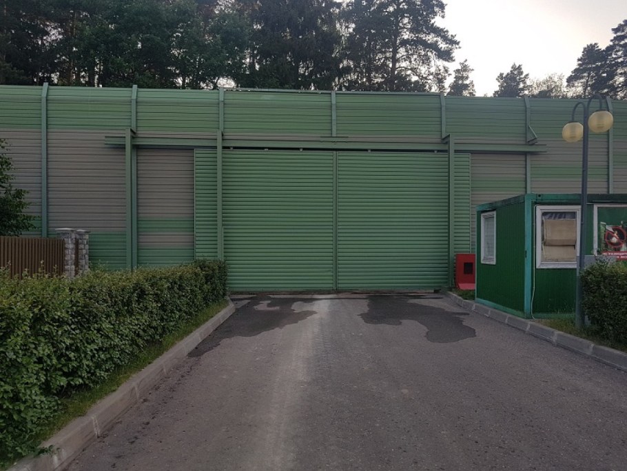 Ворота откатные подвесные 6х2