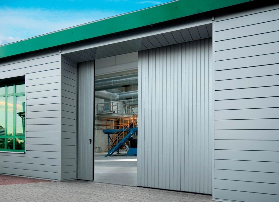 Откатные ворота слайдер 3х секционный