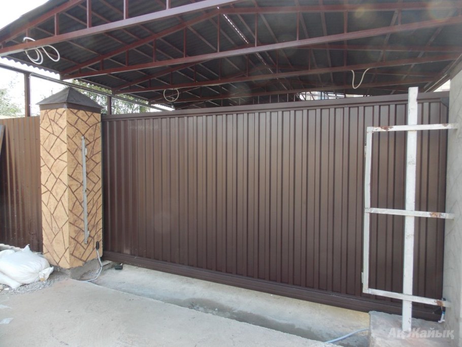 Подвесные откатные ворота