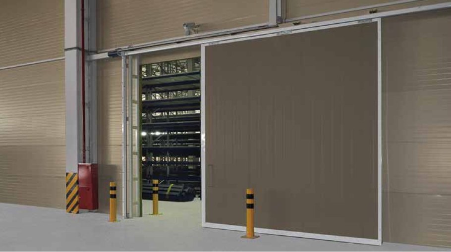 Ворота откатные противопожарные Херман