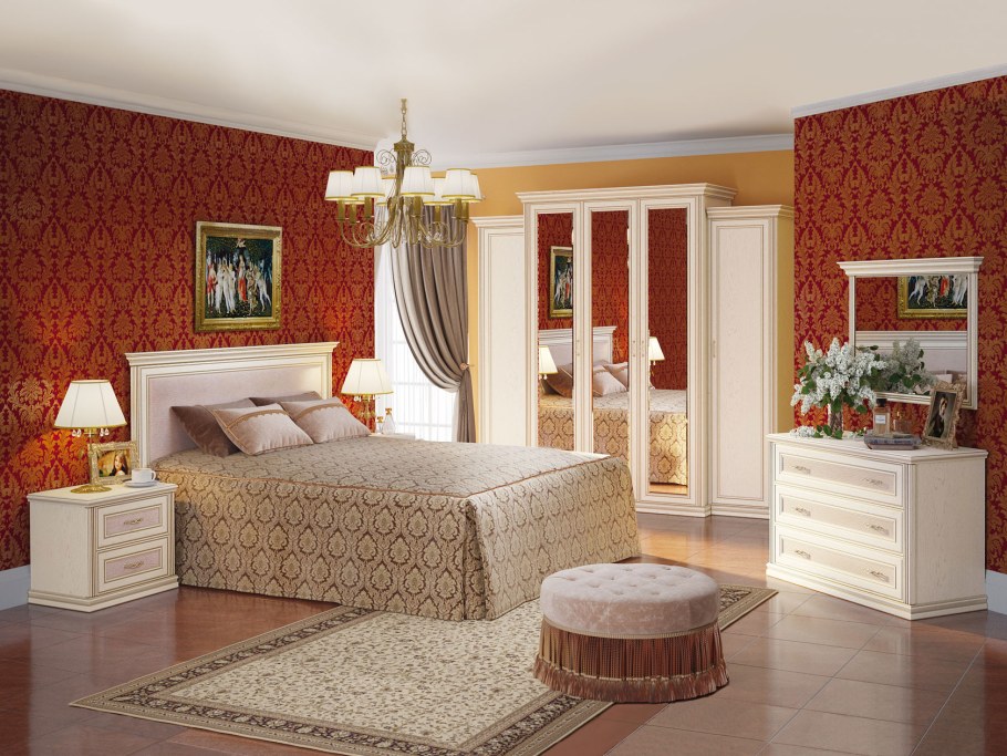 Комод с зеркалом Венето