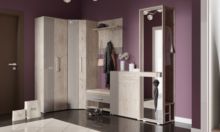 Модульная прихожая фан Мебельград