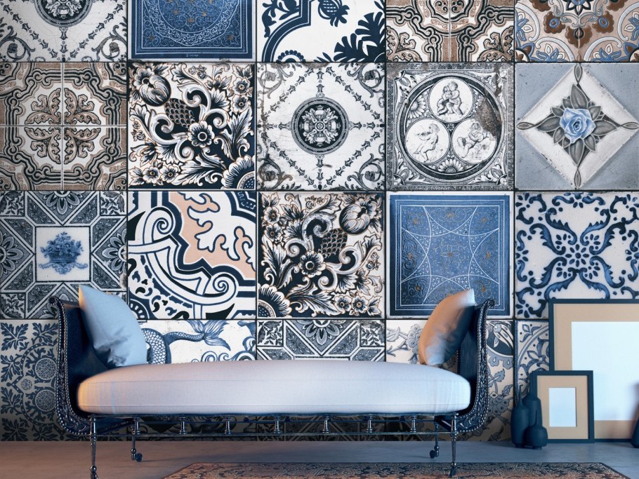 Растительный орнамент в интерьере