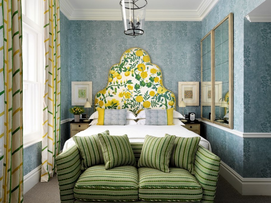 Сочетание орнаментов в интерьере