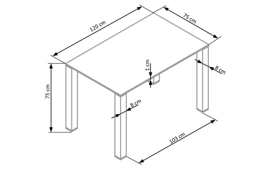 Стол обеденный ст 80-11 ВАСКО