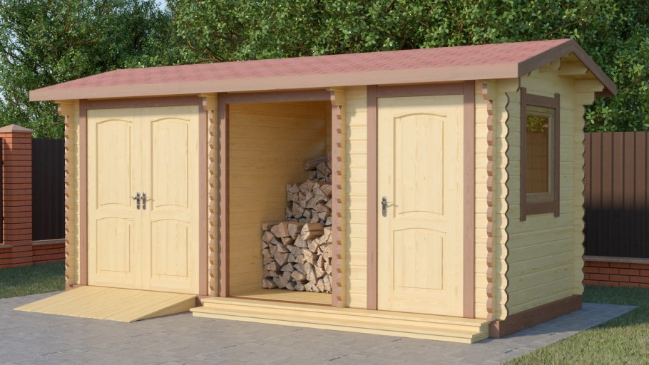 Хозблок с душем и туалетом