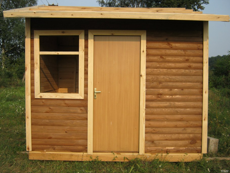 Туалет с хозблоком для дачи