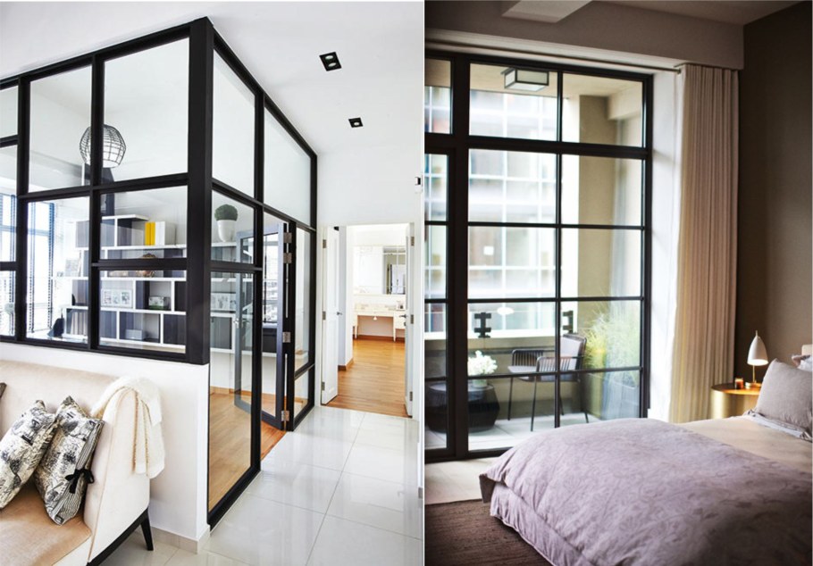 Раздвижные перегородки Фолдин