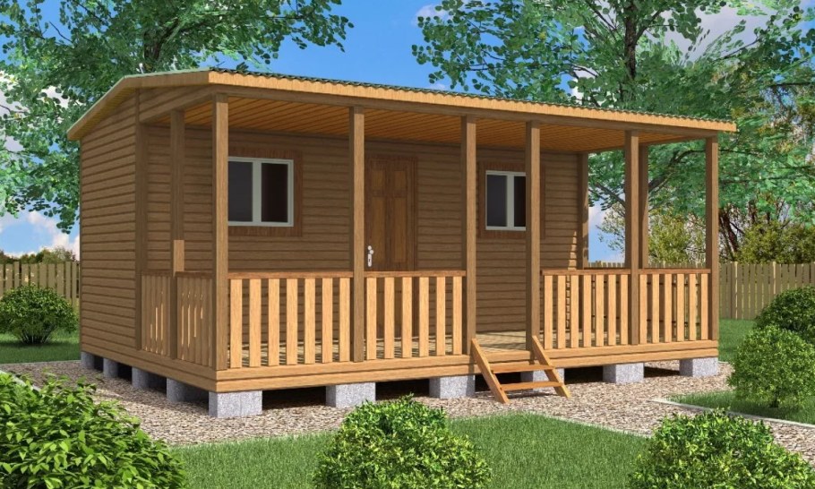 Обустройство бытовки на даче