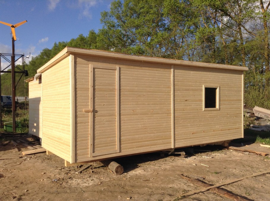 Интерьер вагончика для жилья