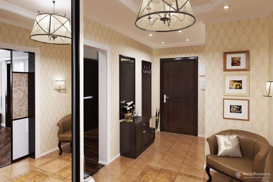 Обыцхный коридор в квартире