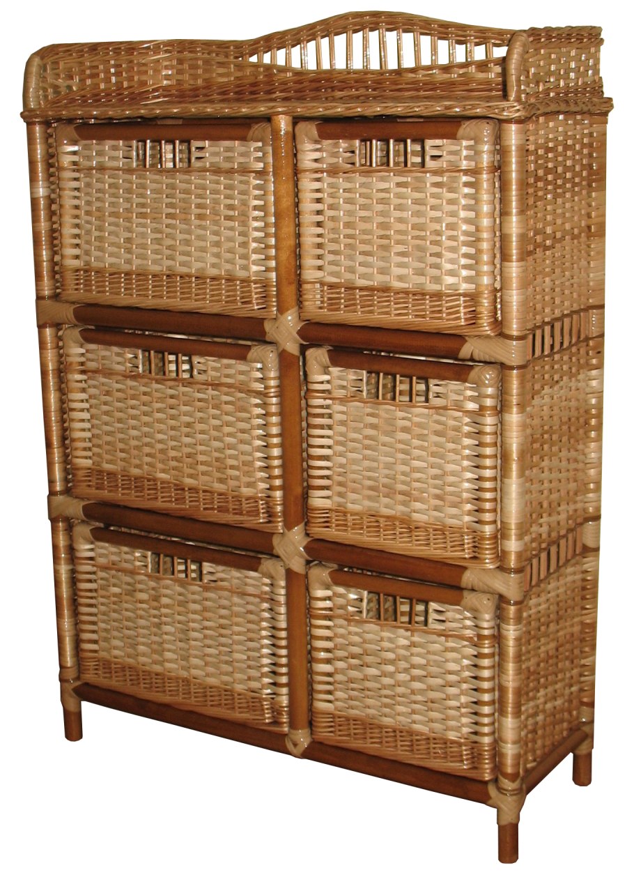 Сундук из газетных трубочек