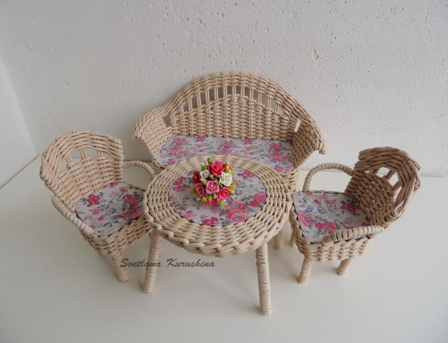 Плетеные предметы интерьера