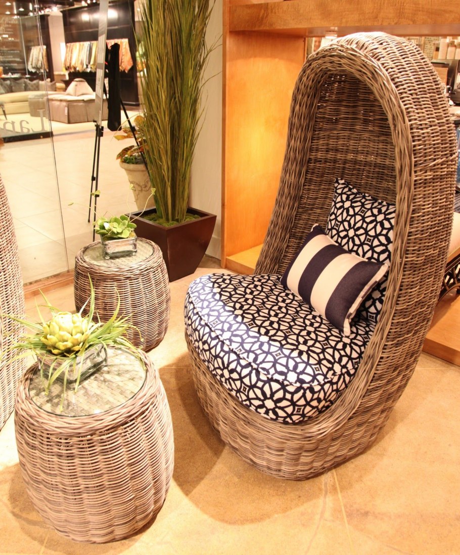 Плетеная мебель из газет