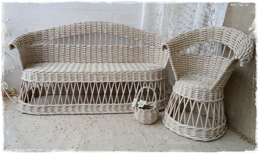 Плетение корзин из ротанга
