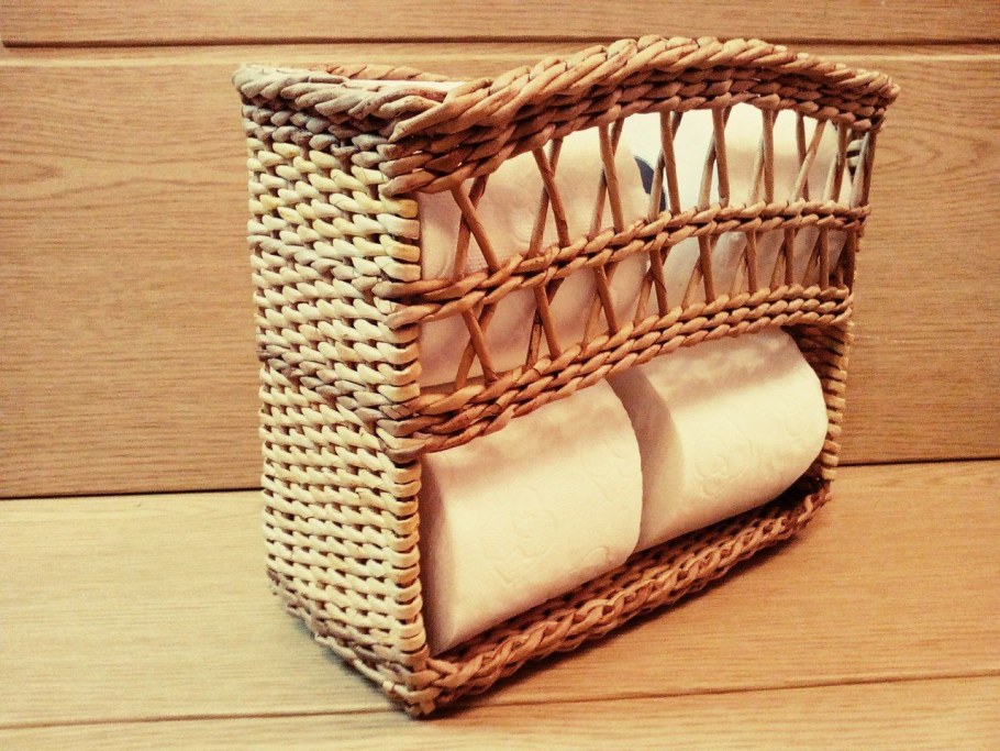 Люлька из газетных трубочек