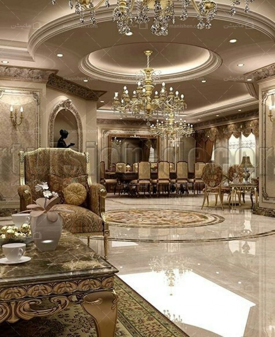 Luxury Mansion Interior гостиная