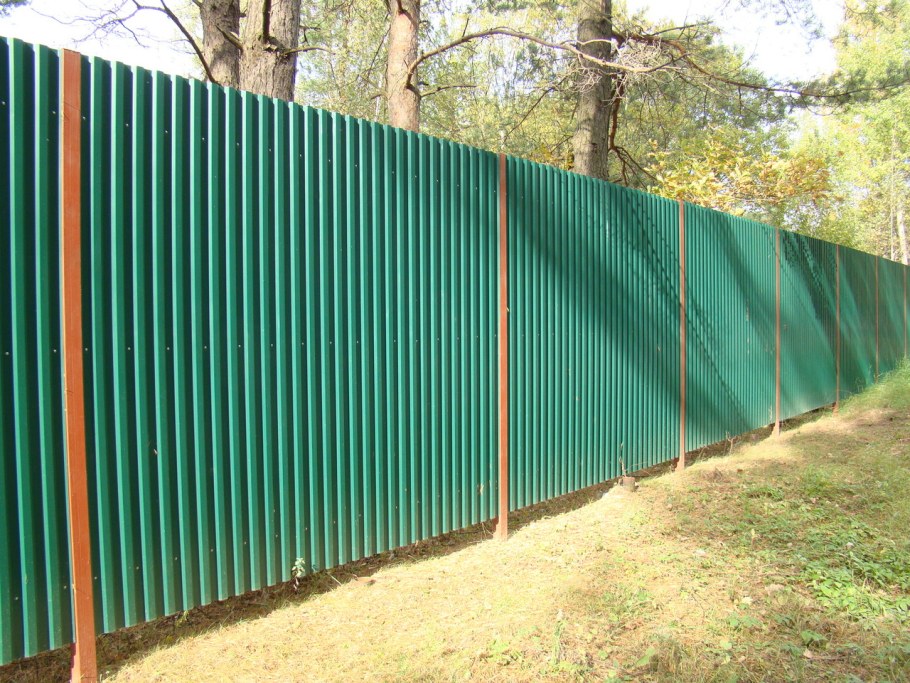 Забор из профлиста