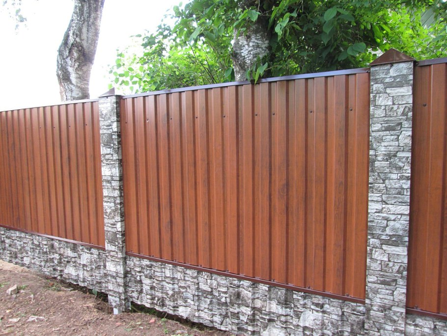 Забор из профлиста