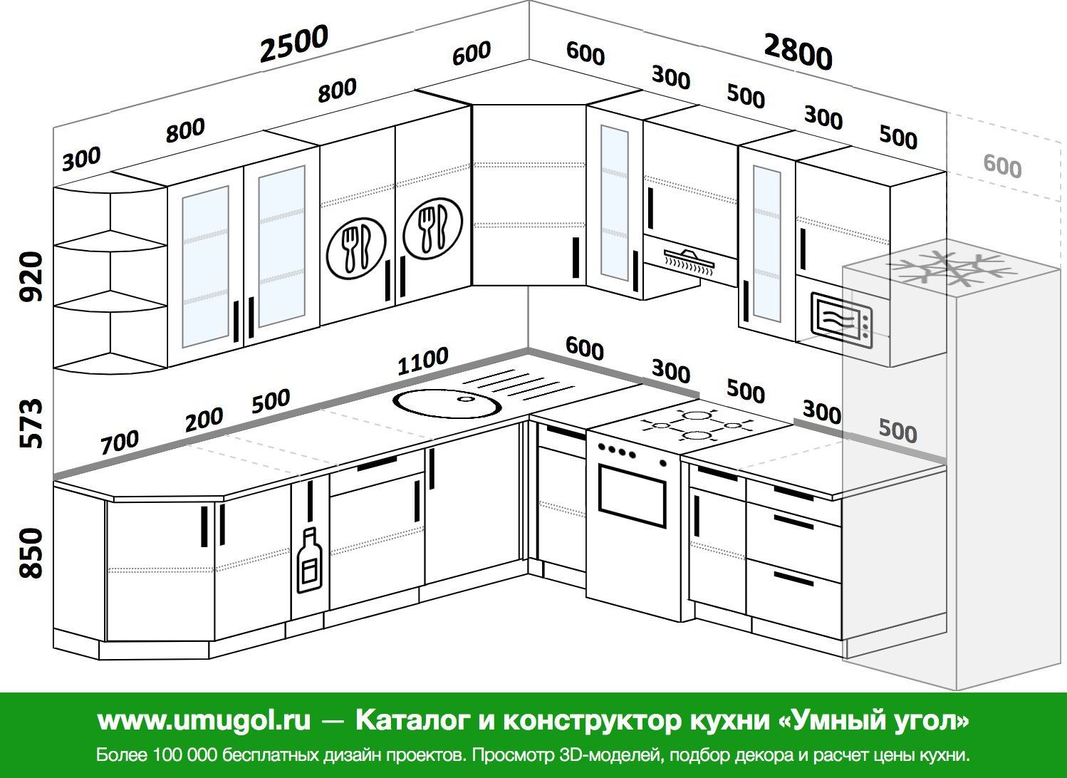 Размеры кухонных шкафов. Кухня 2300 на 1300 угловая. Кухня 6м2 угловая планировка. Кухня угловая 2300*2500. Кухня 1800 на 2300 угловая.