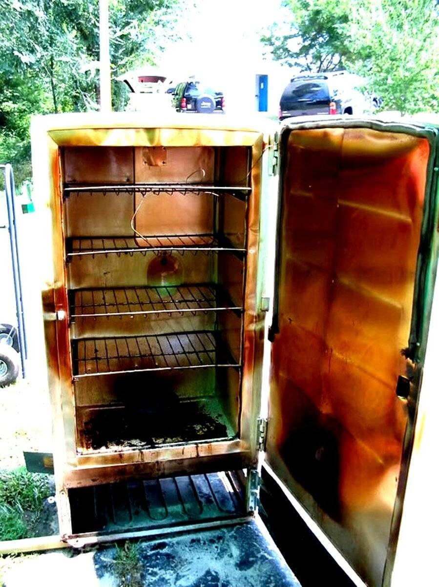 Коптильня полугорячего копчения