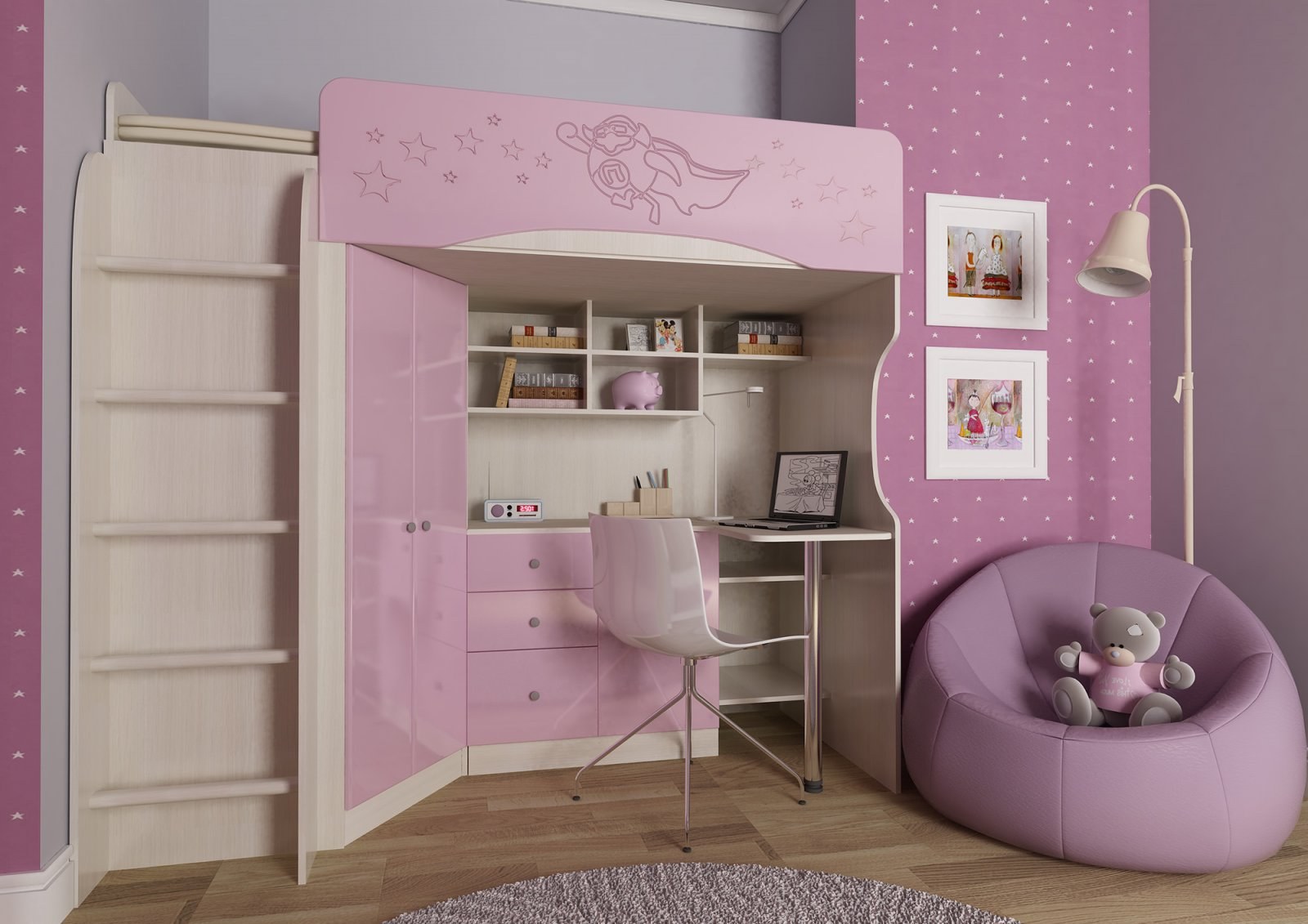 Кровати детские мебель стол. Кровать чердак Бэмби 4. Детская кровать-чердак Бэмби-3. Детская кровать Бэмби 3. Кровать чердак Бэмби 3 розовая.
