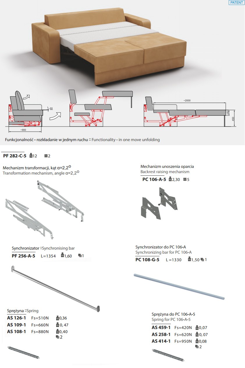 Механизм раскладки французская раскладушка