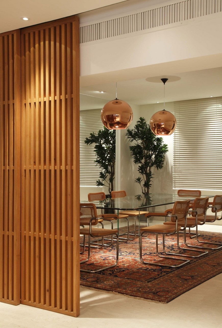 Реечные раздвижные перегородки