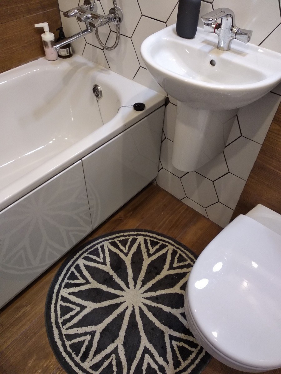 Объединенная ванная и туалет в хрущевке