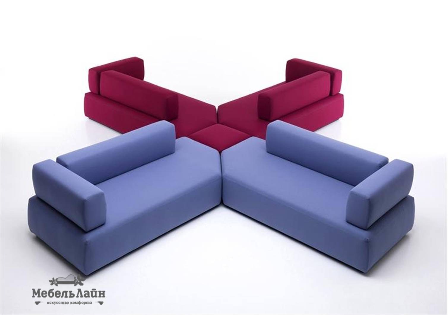 Модульная мебель с диванчиками