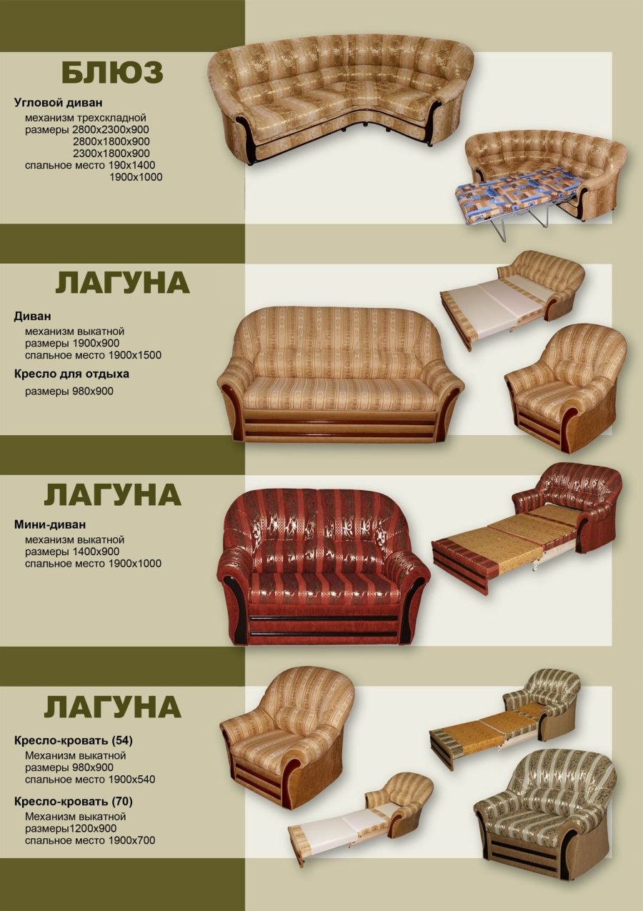 Диван аккордеон Верона 145